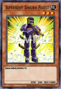 Superheavy Samurai Flutist, Yu-Gi-Oh! card, EARTH