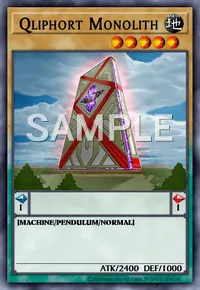 Qliphort Monolith, Yu-Gi-Oh! card, EARTH