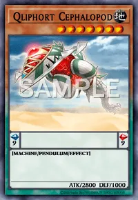 Qliphort Cephalopod, Yu-Gi-Oh! card, EARTH