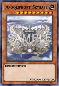 Apoqliphort Skybase, Yu-Gi-Oh! card, EARTH