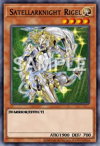 Satellarknight Rigel, Yu-Gi-Oh! card, LIGHT