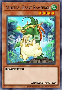 Spiritual Beast Rampengu, Yu-Gi-Oh! card, WIND