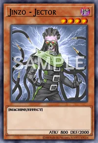 Jinzo - Jector, Yu-Gi-Oh! card, DARK