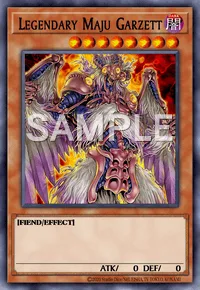 Legendary Maju Garzett, Yu-Gi-Oh! card, DARK