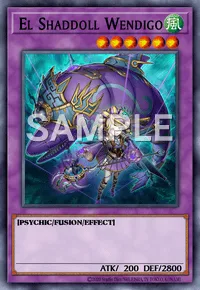 El Shaddoll Wendigo, Yu-Gi-Oh! card, WIND