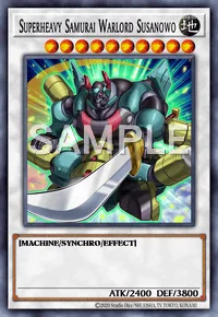 Superheavy Samurai Warlord Susanowo, Yu-Gi-Oh! card, EARTH