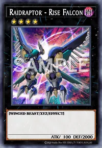 Raidraptor - Rise Falcon, Yu-Gi-Oh! card, DARK