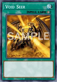 Void Seer, Yu-Gi-Oh! card, SPELL