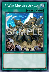 A Wild Monster Appears!, Yu-Gi-Oh! card, SPELL