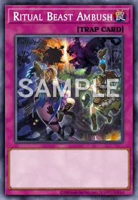 Ritual Beast Ambush, Yu-Gi-Oh! card, TRAP