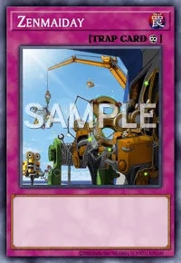 Zenmaiday, Yu-Gi-Oh! card, TRAP