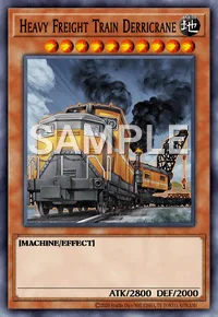 Heavy Freight Train Derricrane, Yu-Gi-Oh! card, EARTH