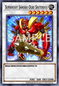 Superheavy Samurai Ogre Shutendoji, Yu-Gi-Oh! card, EARTH