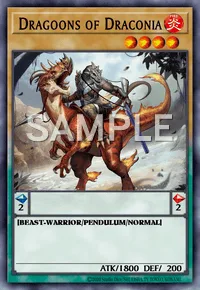 Dragoons of Draconia, Yu-Gi-Oh! card, FIRE