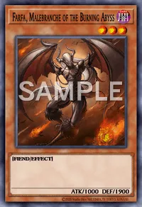 Farfa, Malebranche of the Burning Abyss, Yu-Gi-Oh! card, DARK
