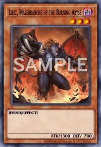 Libic, Malebranche of the Burning Abyss, Yu-Gi-Oh! card, DARK