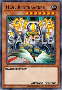 U.A. Blockbacker, Yu-Gi-Oh! card, EARTH