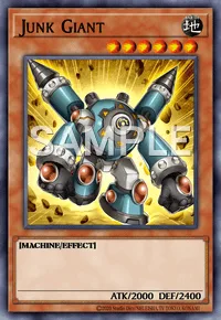 Junk Giant, Yu-Gi-Oh! card, EARTH