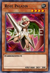 Rose Paladin, Yu-Gi-Oh! card, EARTH