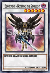 Blackwing - Nothung the Starlight, Yu-Gi-Oh! card, DARK
