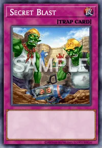 Secret Blast, Yu-Gi-Oh! card, TRAP
