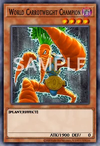 World Carrotweight Champion, Yu-Gi-Oh! card, DARK