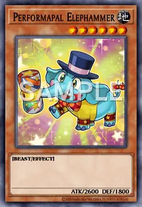 Performapal Elephammer, Yu-Gi-Oh! card, EARTH