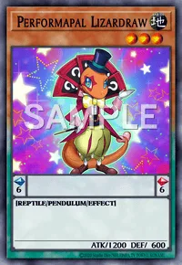 Performapal Lizardraw, Yu-Gi-Oh! card, EARTH