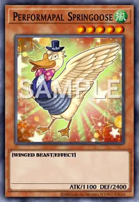 Performapal Springoose, Yu-Gi-Oh! card, WIND