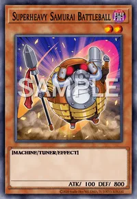 Superheavy Samurai Battleball, Yu-Gi-Oh! card, DARK