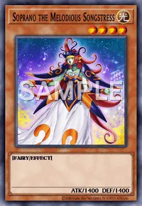 Soprano the Melodious Songstress, Yu-Gi-Oh! card, LIGHT