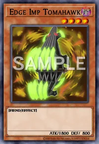Edge Imp Tomahawk, Yu-Gi-Oh! card, DARK