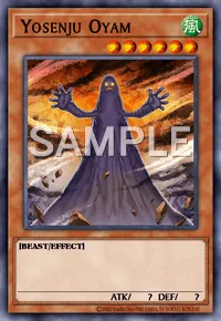 Yosenju Oyam, Yu-Gi-Oh! card, WIND