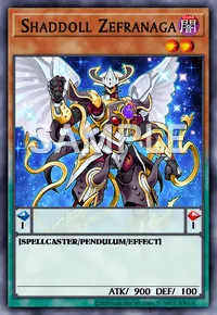 Shaddoll Zefranaga, Yu-Gi-Oh! card, DARK