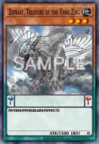 Zefraxi, Treasure of the Yang Zing, Yu-Gi-Oh! card, EARTH