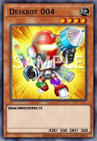 Deskbot 004, Yu-Gi-Oh! card, EARTH