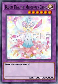 Bloom Diva the Melodious Choir, Yu-Gi-Oh! card, LIGHT