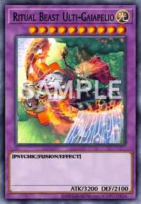Ritual Beast Ulti-Gaiapelio, Yu-Gi-Oh! card, LIGHT