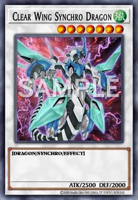Clear Wing Synchro Dragon, Yu-Gi-Oh! card, WIND