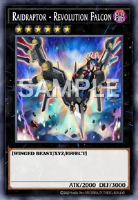 Raidraptor - Revolution Falcon, Yu-Gi-Oh! card, DARK