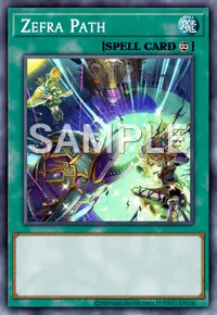 Zefra Path, Yu-Gi-Oh! card, SPELL