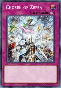 Chosen of Zefra, Yu-Gi-Oh! card, TRAP