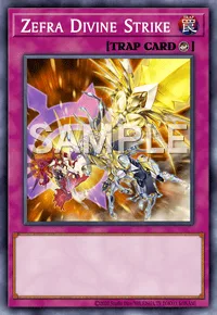 Zefra Divine Strike, Yu-Gi-Oh! card, TRAP