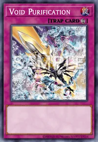 Void Purification, Yu-Gi-Oh! card, TRAP