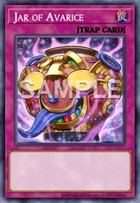 Jar of Avarice, Yu-Gi-Oh! card, TRAP