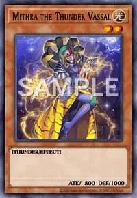 Mithra the Thunder Vassal, Yu-Gi-Oh! card, LIGHT