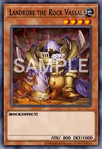 Landrobe the Rock Vassal, Yu-Gi-Oh! card, EARTH