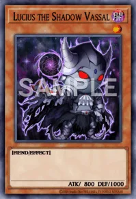 Lucius the Shadow Vassal, Yu-Gi-Oh! card, DARK