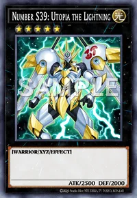 Number S39: Utopia the Lightning, Yu-Gi-Oh! card, LIGHT