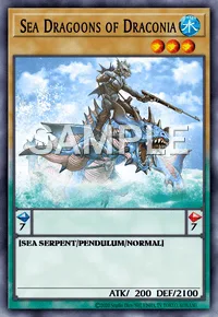 Sea Dragoons of Draconia, Yu-Gi-Oh! card, WATER